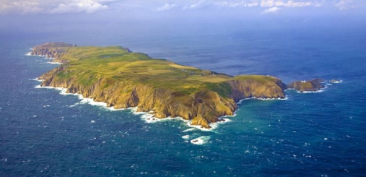 Lundy from the air © Jonathan Evans